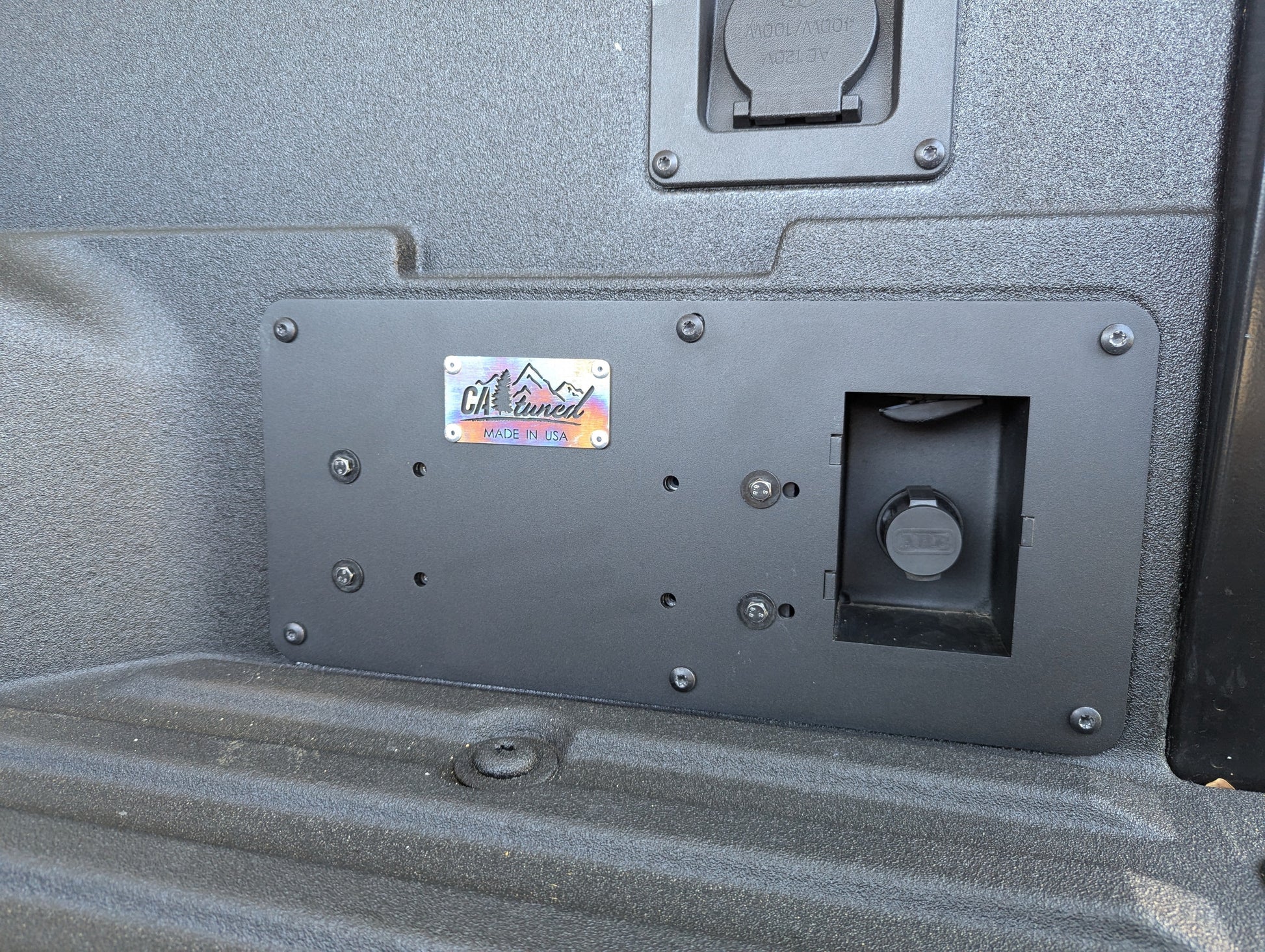 CAtuned Off-Road ARB Twin Air Compressor Rear Bed Mount for Toyota Tacoma - 4 Wheel Overland