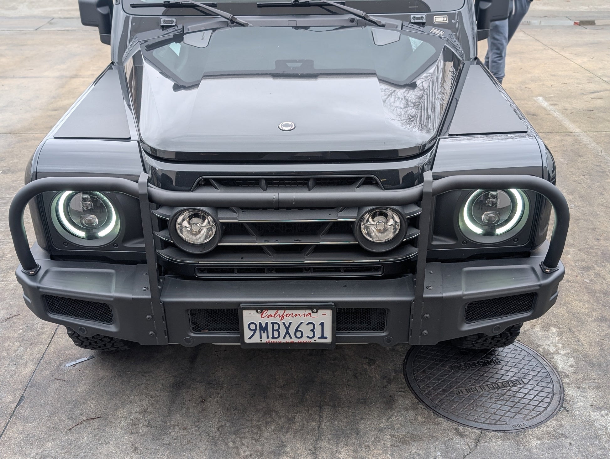 CAtuned Off-Road Ineos Grenadier Bull Bar for OEM Bumper - 4 Wheel Overland