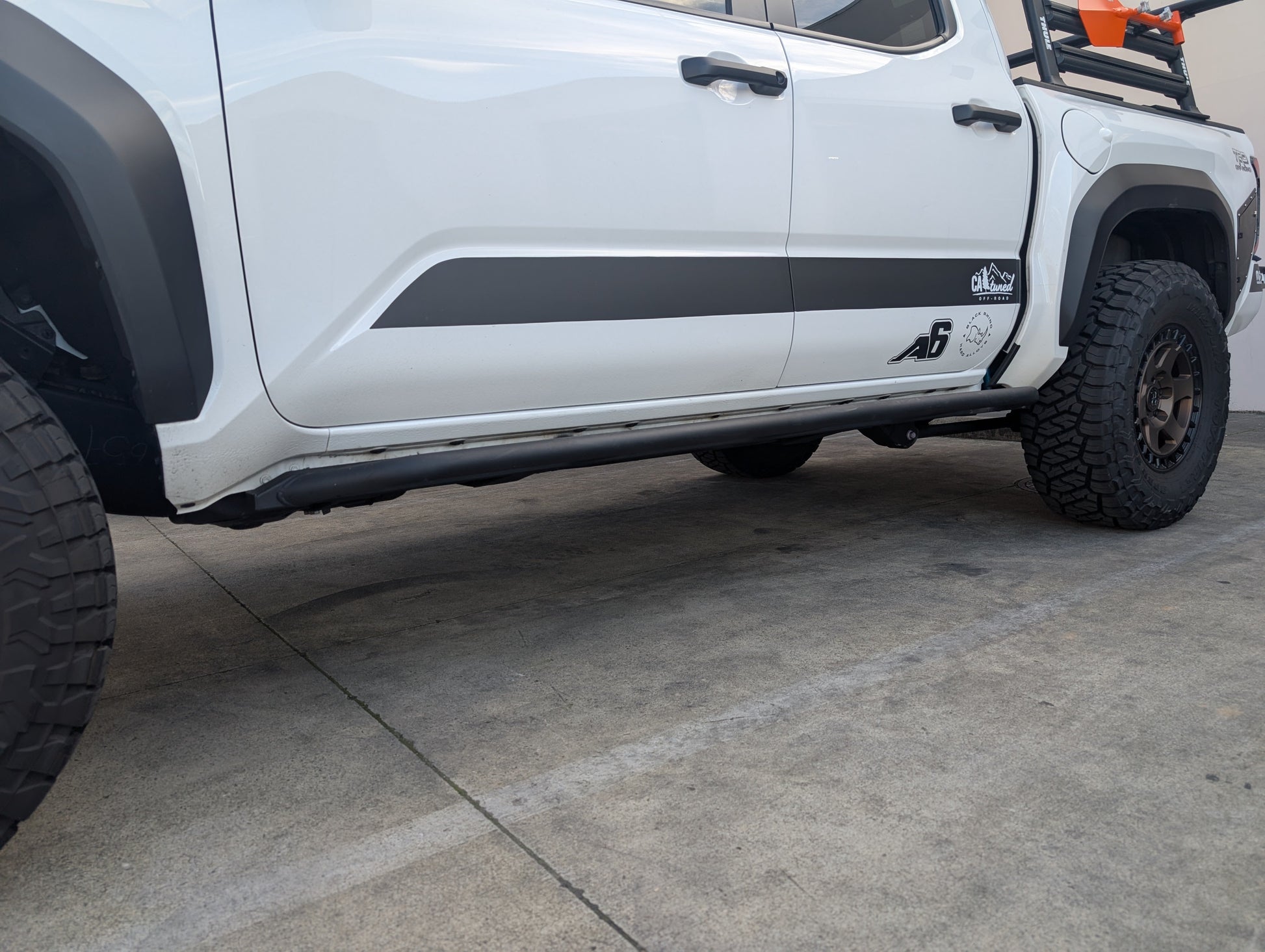 CAtuned Toyota Tacoma Rock Sliders - 4 Wheel Overland