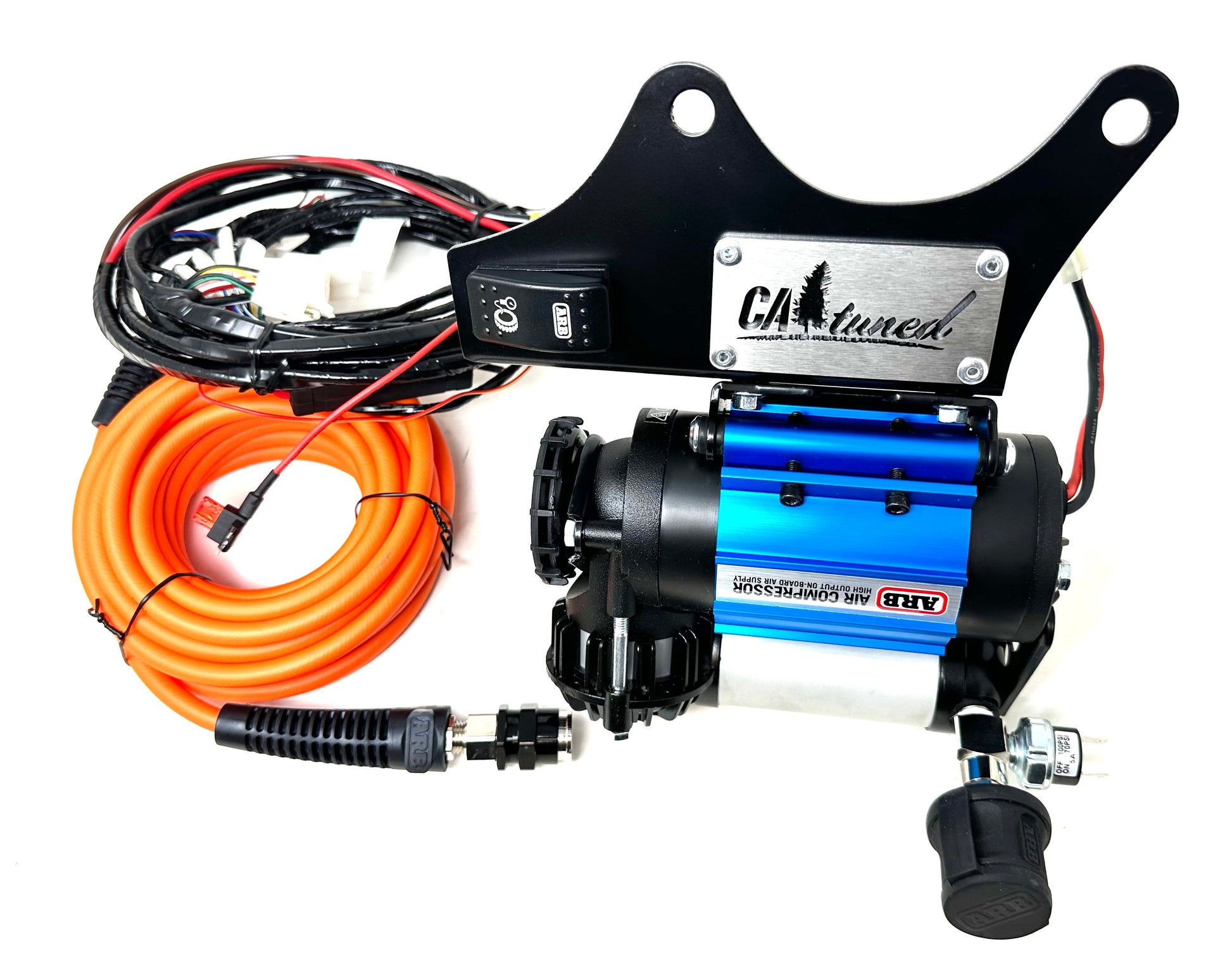 CAtuned Off-Road ARB Compact Air Compressor with Mount and Air Fitting Kit for Subaru Outback - 4 Wheel Overland