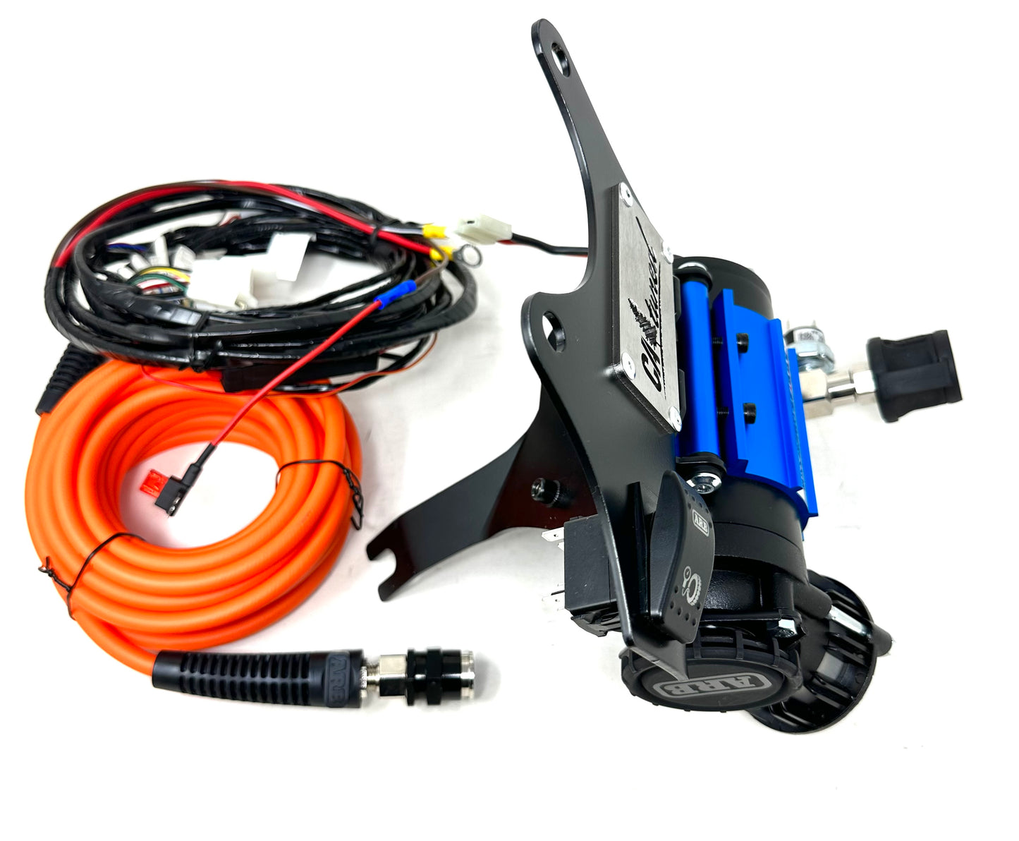 CAtuned Off-Road ARB Compact Air Compressor with Mount and Air Fitting Kit for Subaru Outback - 4 Wheel Overland