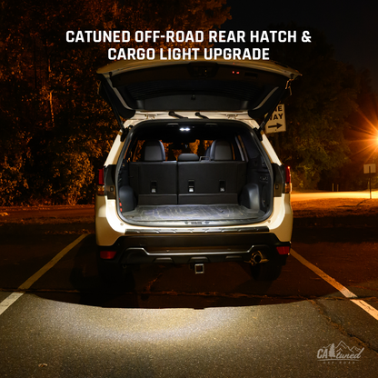 CAtuned Off-Road Subaru Rear Hatch & Cargo Light Upgrade - 4 Wheel Overland