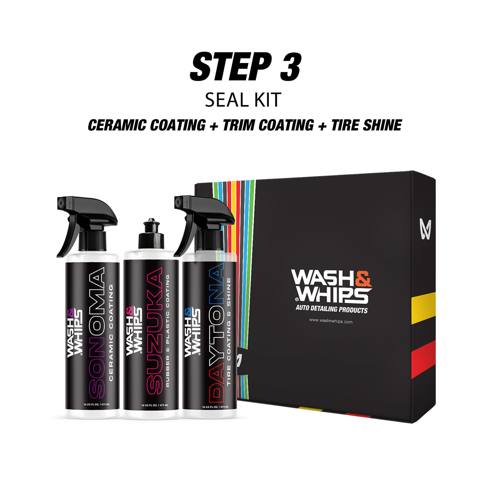 WASH&WHIPS SEAL - Exterior Seal & Shine Kit (Step 3) - 4 Wheel Overland