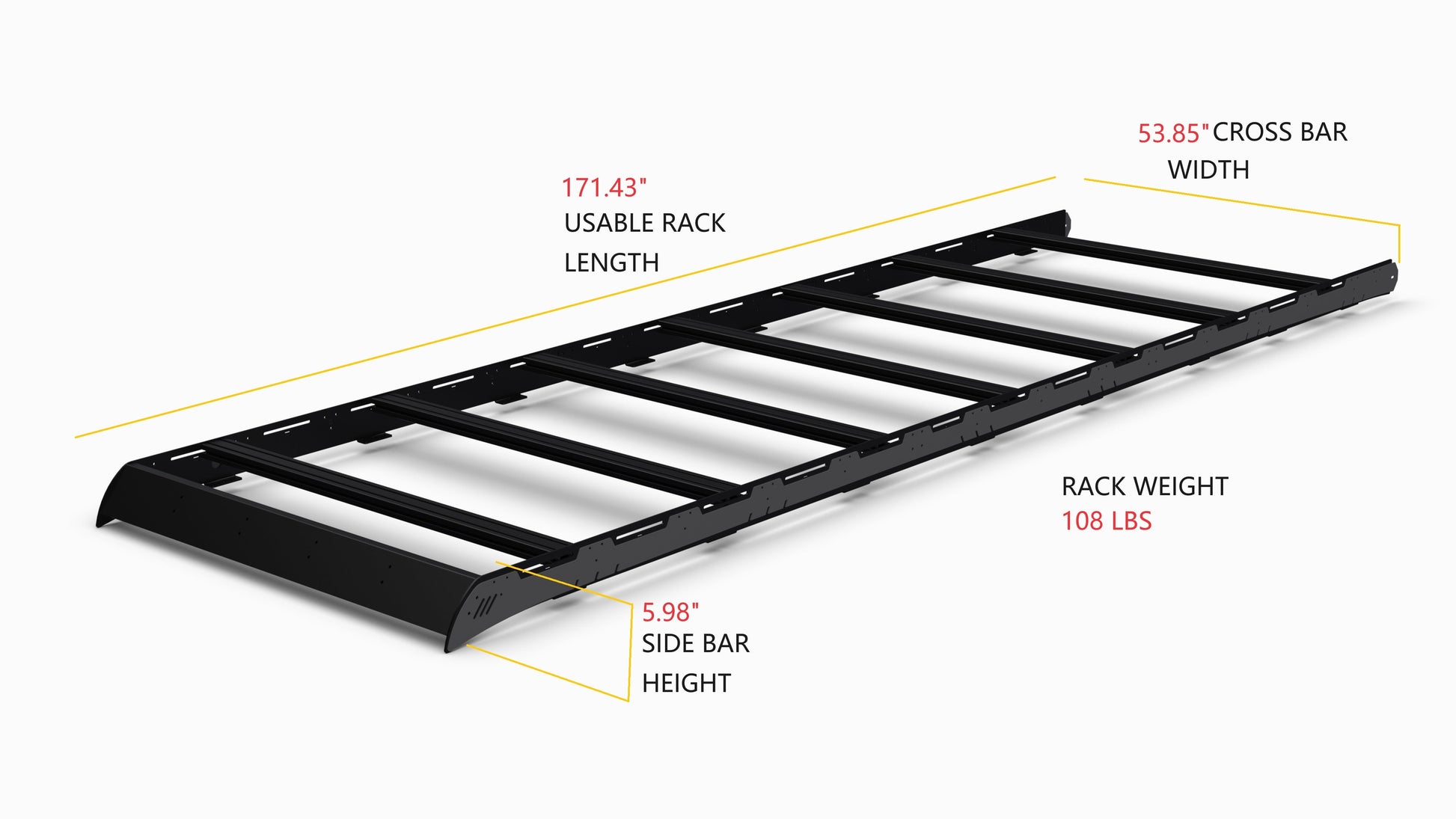 SPRINTER 170" HIGH ROOF STRATA ROOF RACK - 4 Wheel Overland