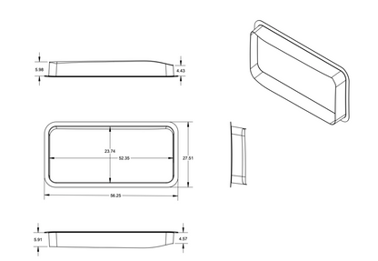 Mercedes Sprinter Flare Trim Ring Pair - 4 Wheel Overland