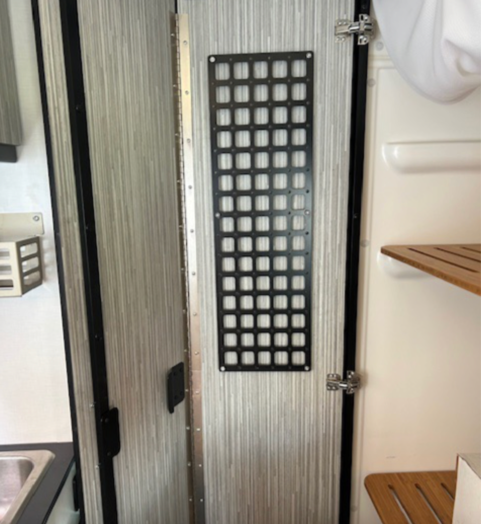 The Original Revel Shower Door MOLLE Panel