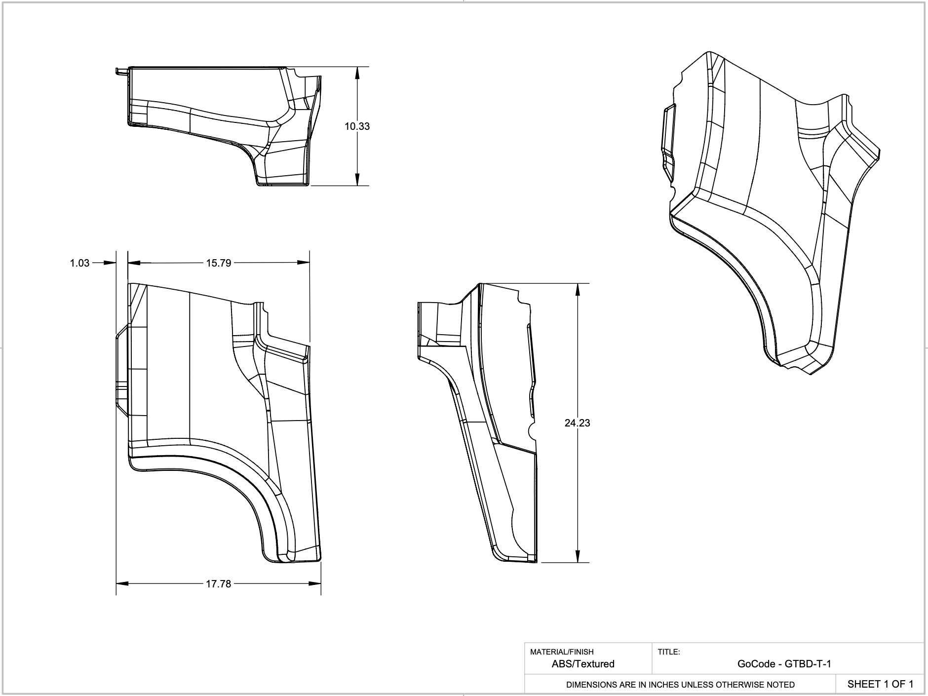 Ford Transit Front Trim Kit - 4 Wheel Overland