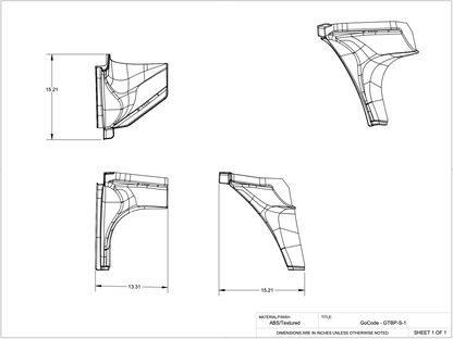 Mercedes Sprinter Front Trim Kit ( B-Pillars + Slider Door) - 4 Wheel Overland