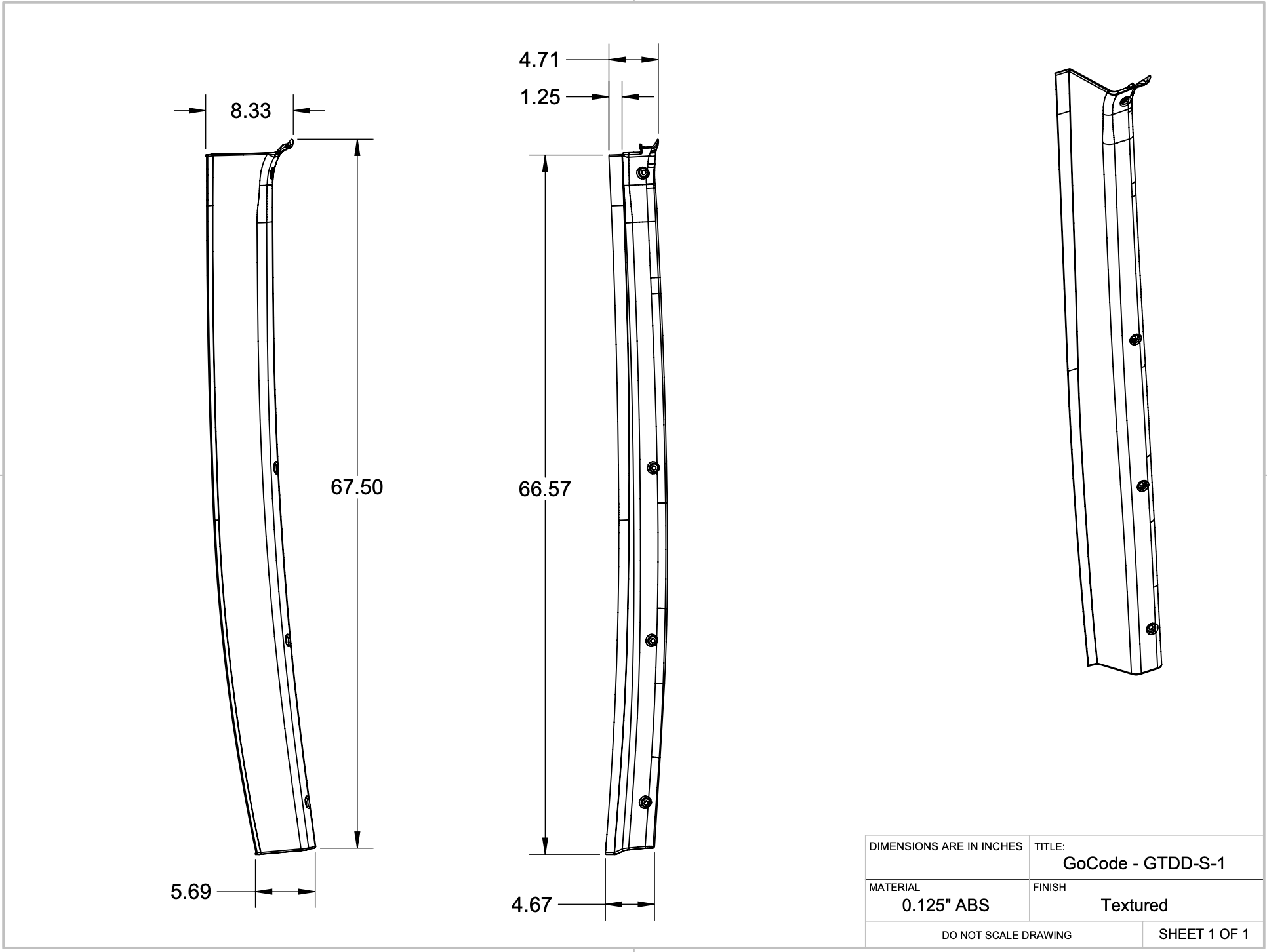 Mercedes Sprinter D-Pillar Trim Kit (Rear Door Threshold) - 4 Wheel Overland