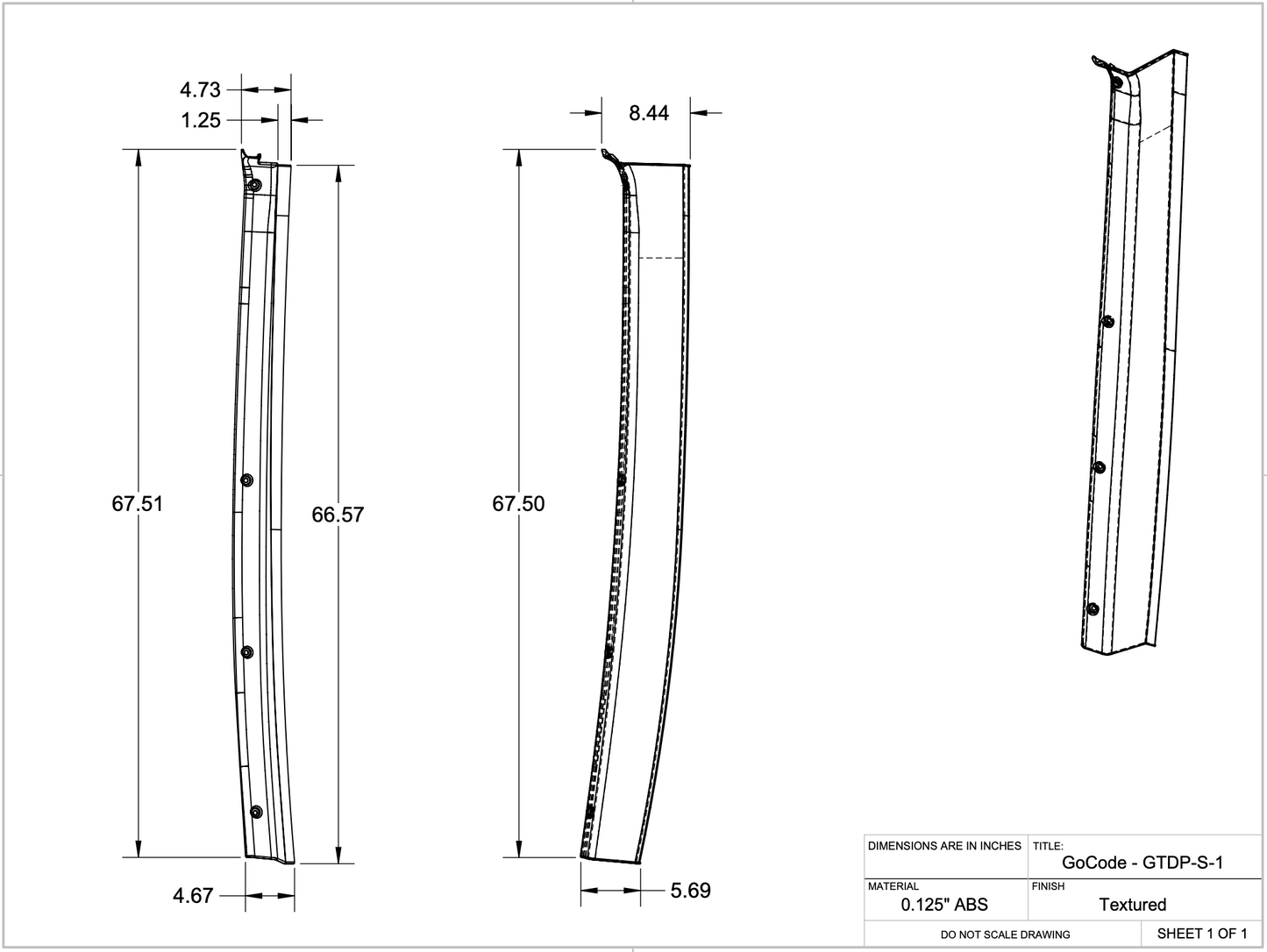 Mercedes Sprinter D-Pillar Trim Kit (Rear Door Threshold) - 4 Wheel Overland