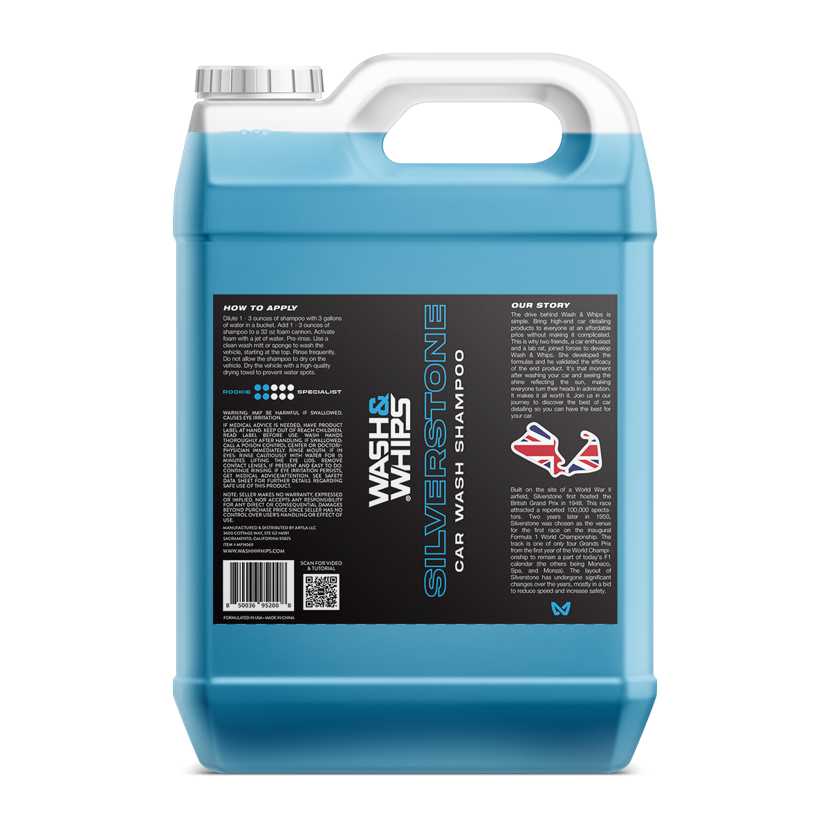 WASH&WHIPS Silverstone Car Wash Shampoo - 4 Wheel Overland