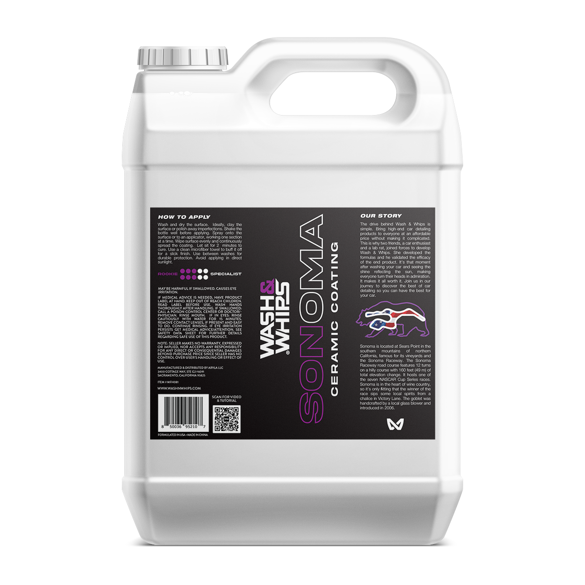 WASH&WHIPS Sonoma Ceramic Finishing Coating Spray - 9H - 4 Wheel Overland