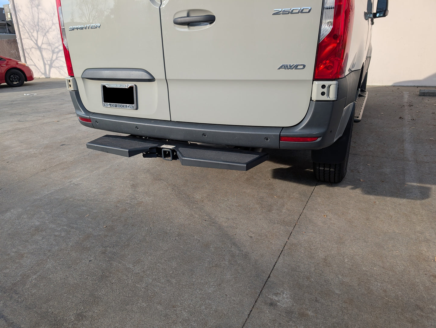 Mercedes Sprinter Rear XL Plateau Step - 4 Wheel Overland