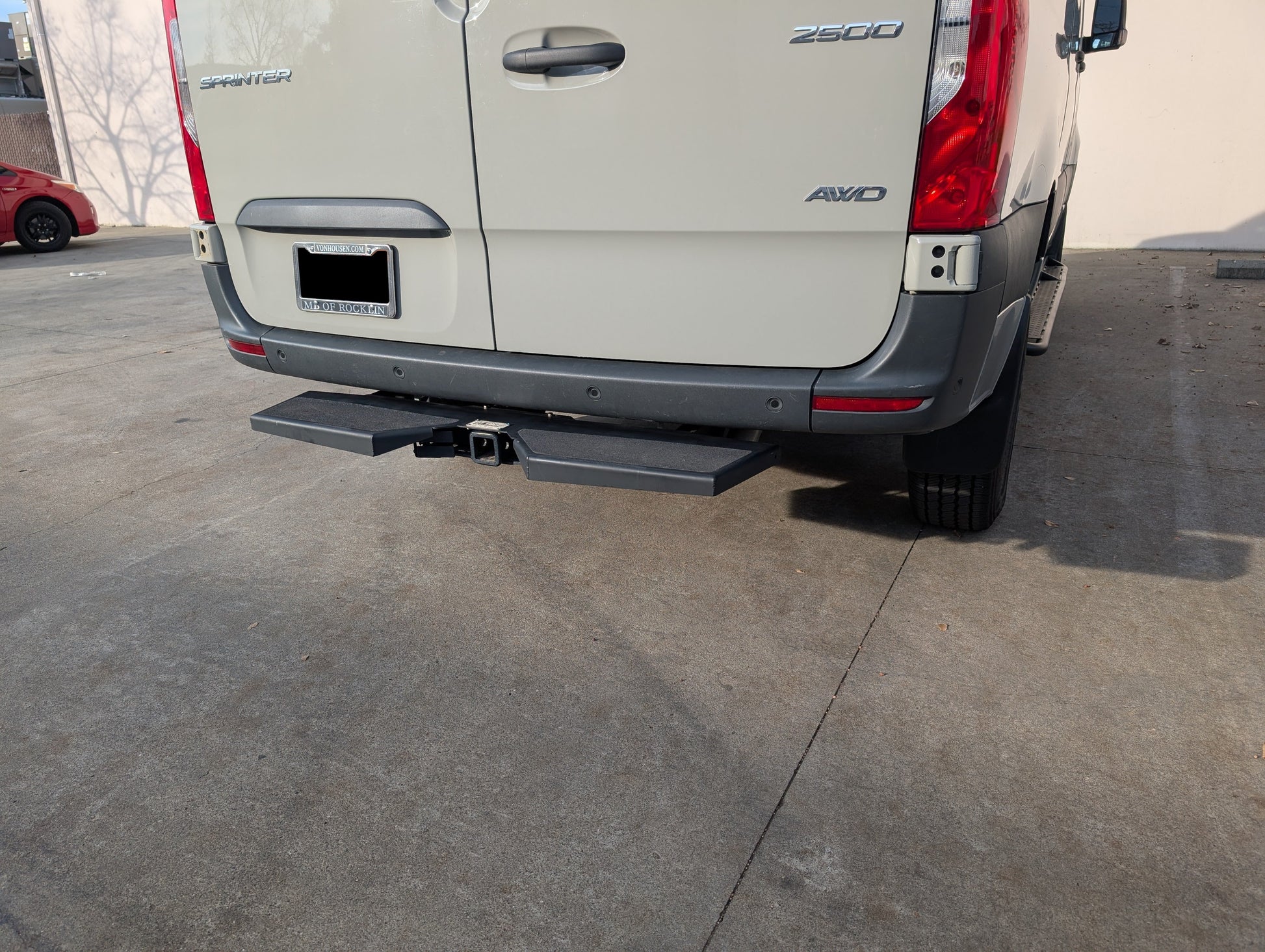 Mercedes Sprinter Rear XL Plateau Step - 4 Wheel Overland