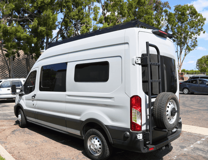TRANSIT REAR TIRE CARRIER LADDER
