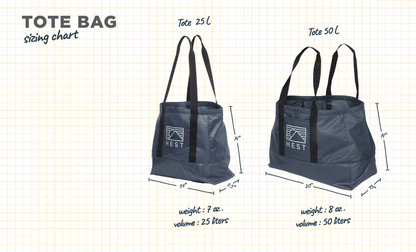 Tote Bags - 4 Wheel Overland