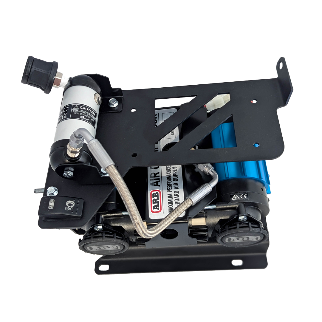 CAtuned Off-Road ARB Twin Air Compressor with Mount for Land Cruiser & 4Runner - 4 Wheel Overland