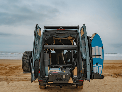 SPRINTER VAN PLATFORM 4-PANEL ALL ALUMINUM BED SYSTEM