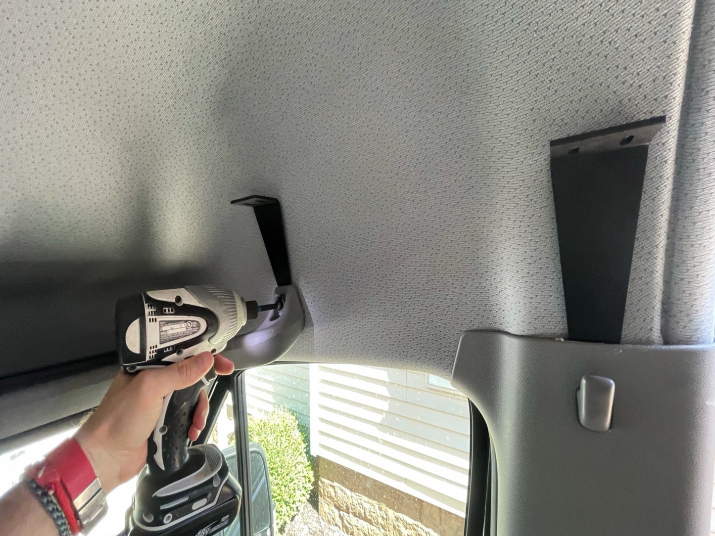 SPRINTER HEADLINER SHELF INCLUDES CURTAIN ROD AND LINER 2007-2018 - 4 Wheel Overland