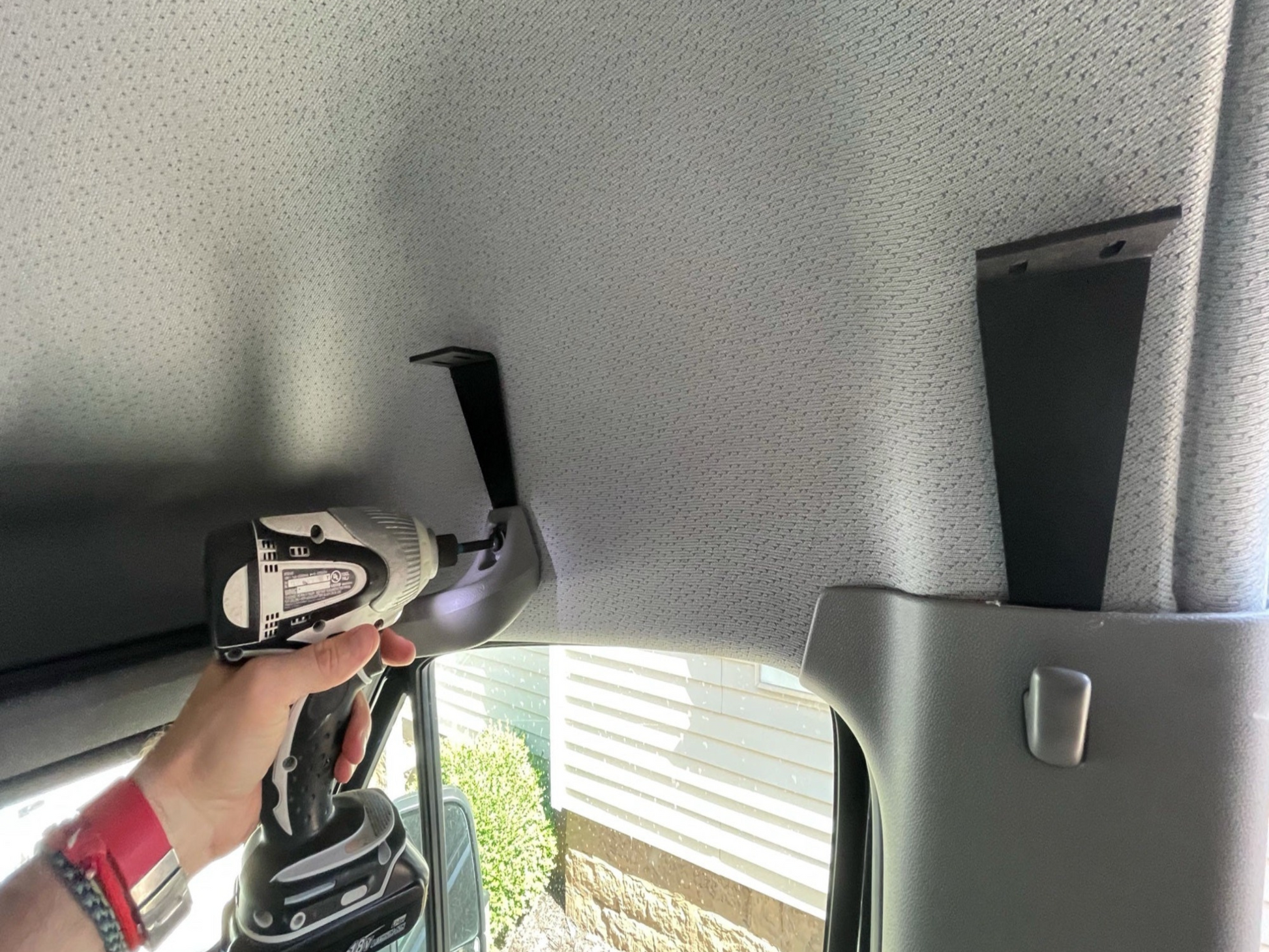 SPRINTER HEADLINER SHELF INCLUDES CURTAIN ROD AND LINER 2007-2018 - 4 Wheel Overland