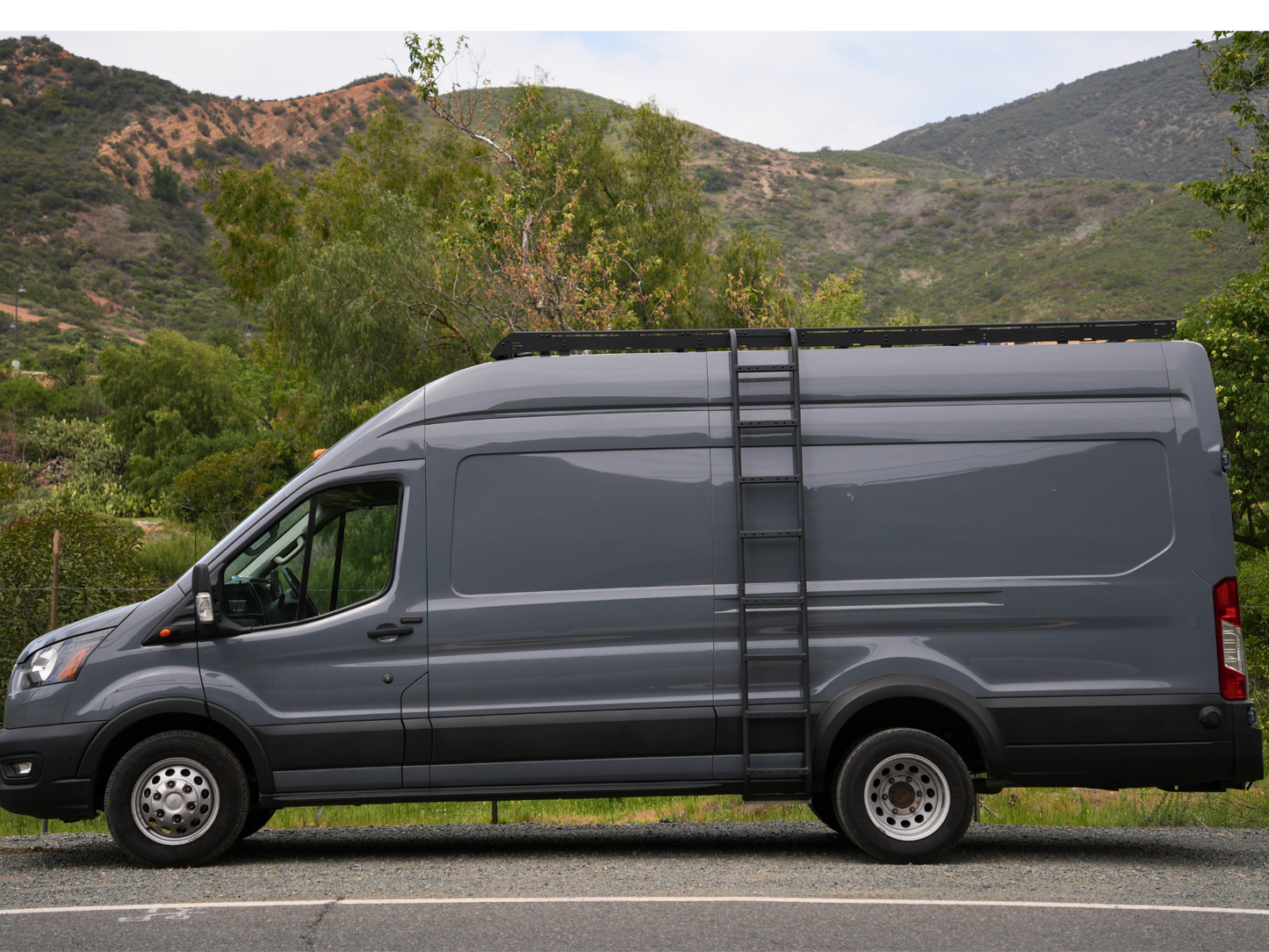 TRANSIT HIGH ROOF SIDE LADDER - 4 Wheel Overland