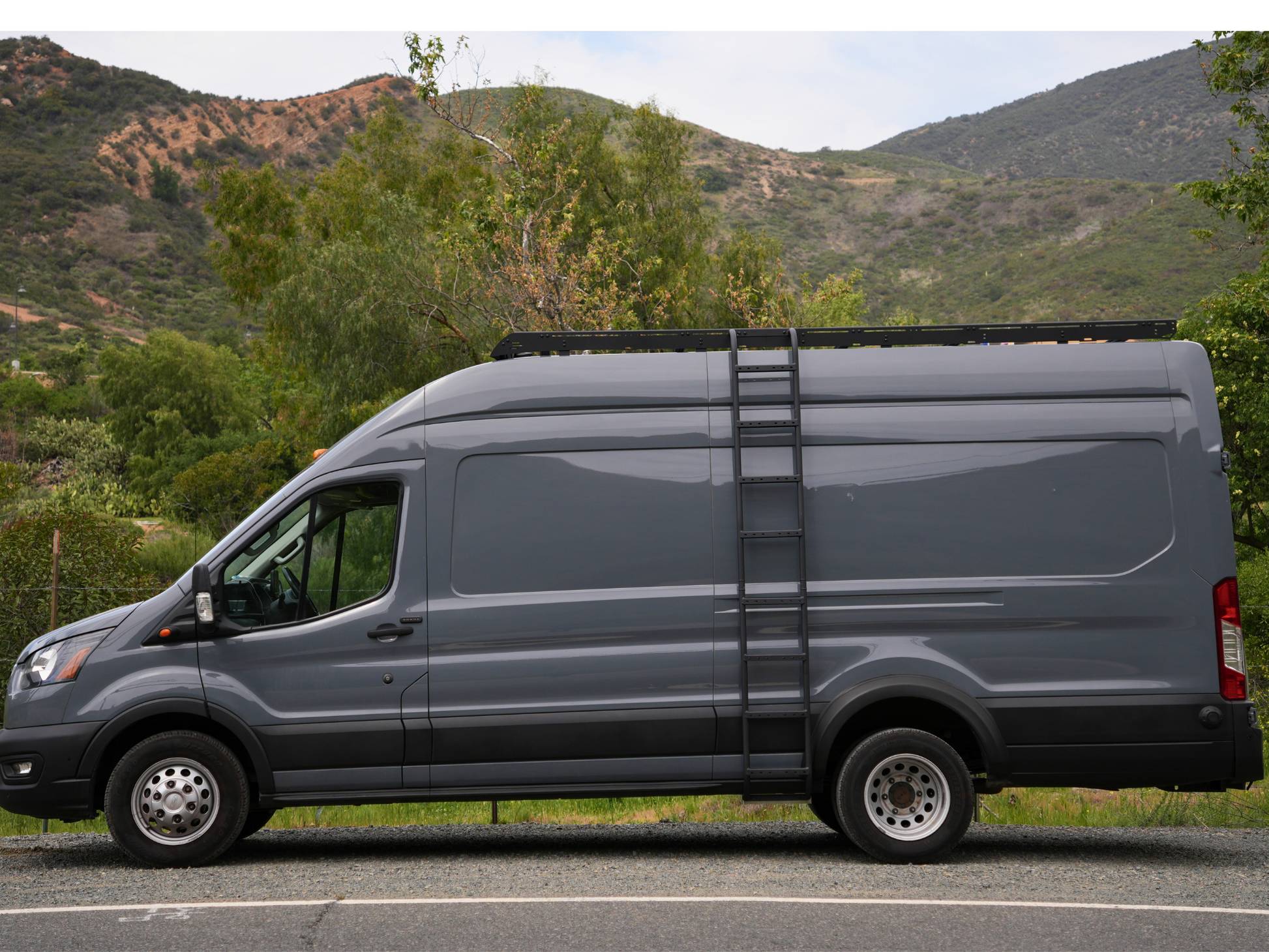 TRANSIT HIGH ROOF SIDE LADDER - 4 Wheel Overland