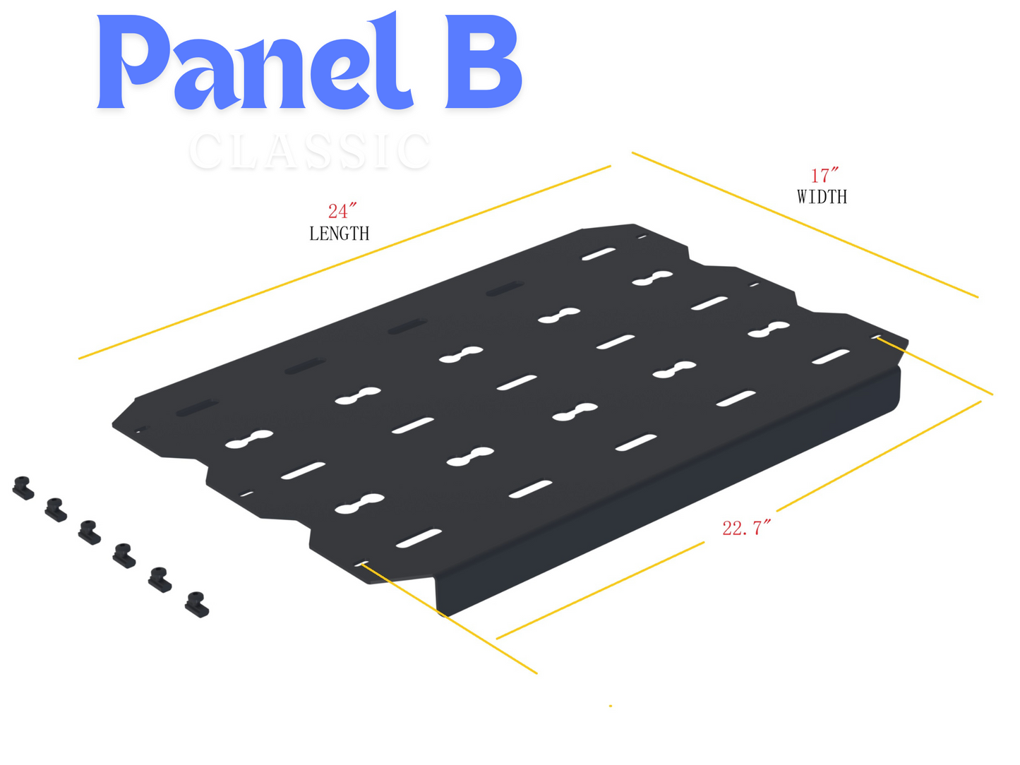 UNIVERSAL ROOF RACK DECKING PANELS - 4 Wheel Overland