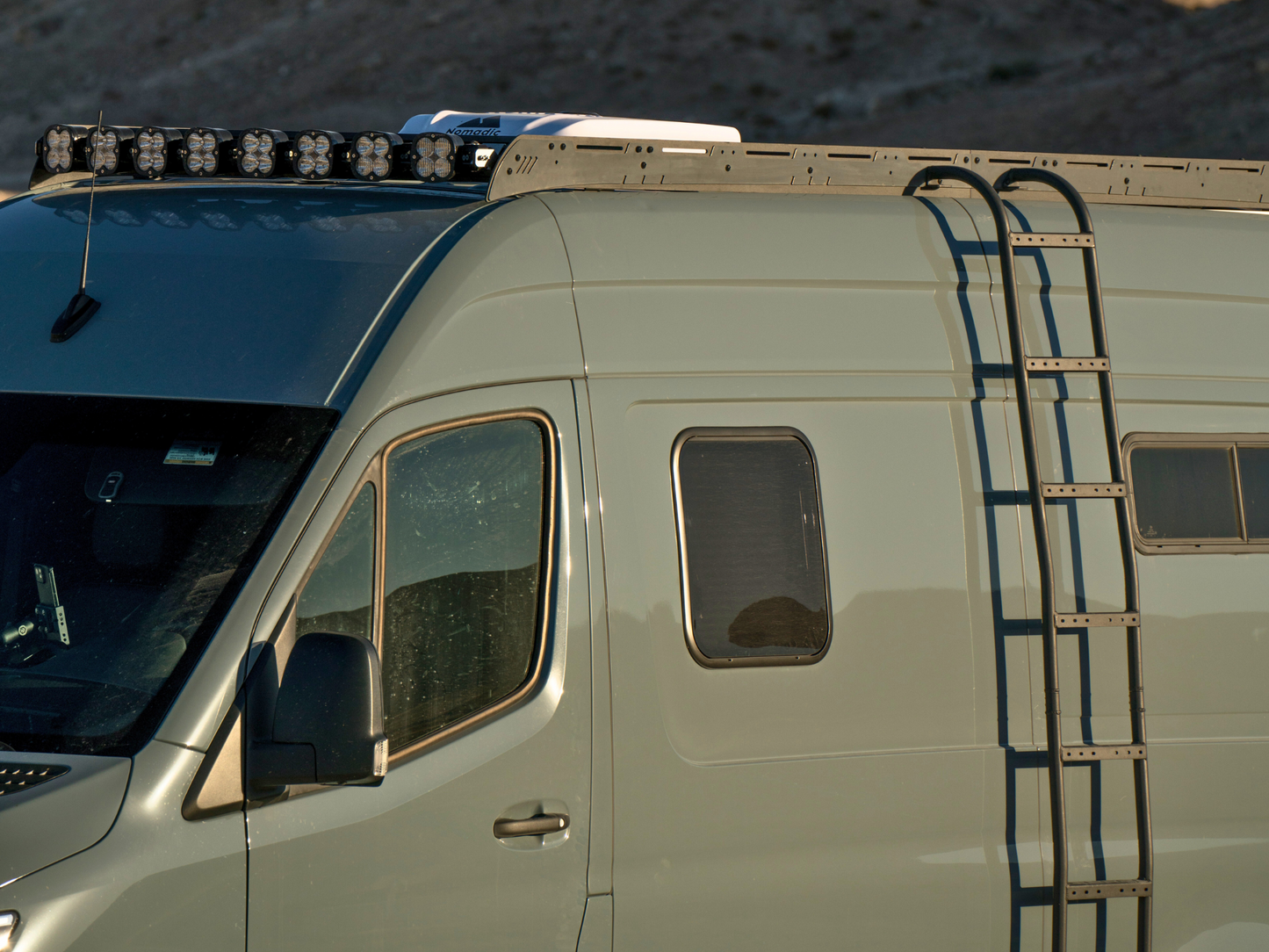 SPRINTER HIGH ROOF STRATA SIDE LADDER - 4 Wheel Overland