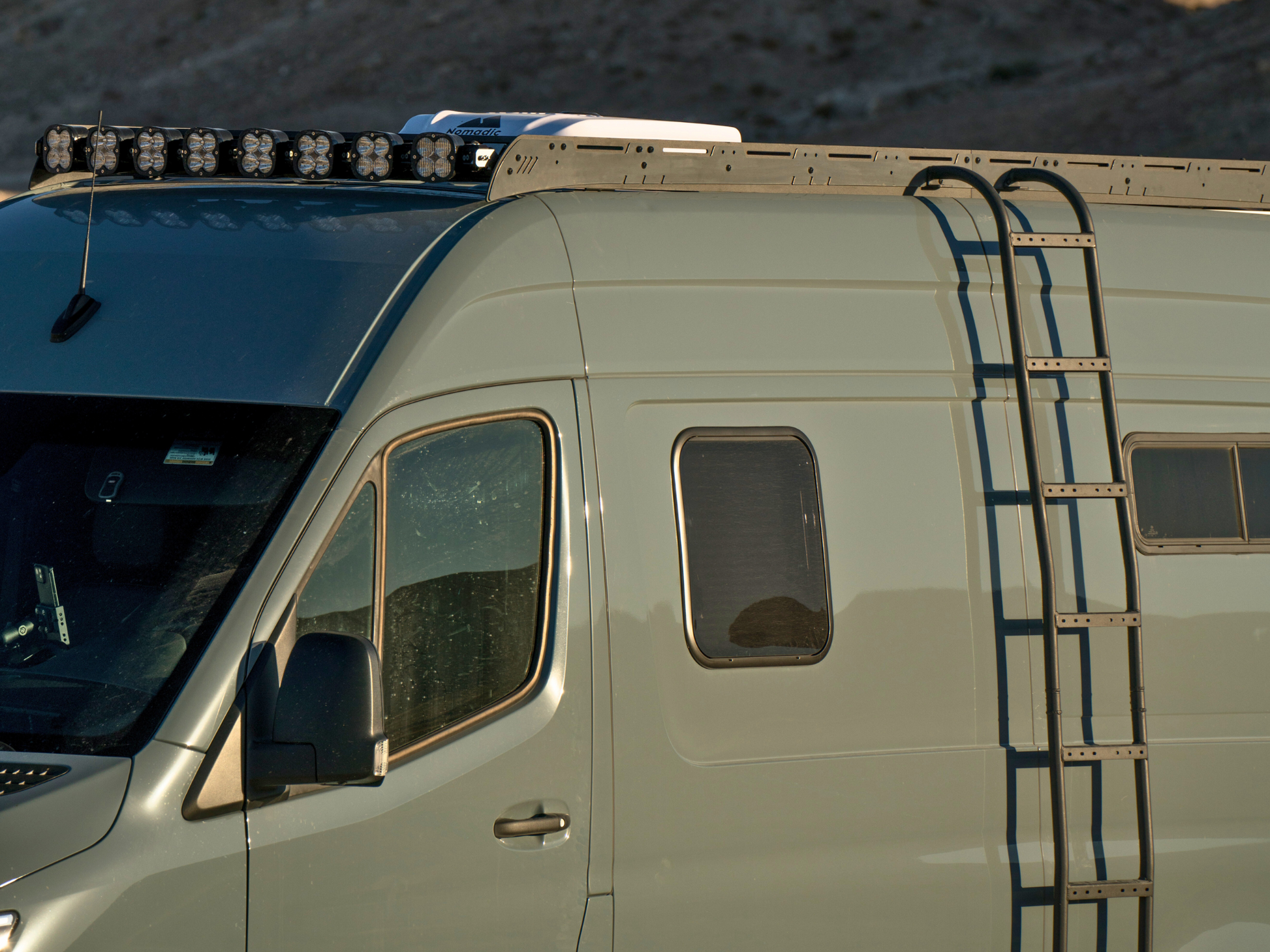 SPRINTER HIGH ROOF STRATA SIDE LADDER - 4 Wheel Overland