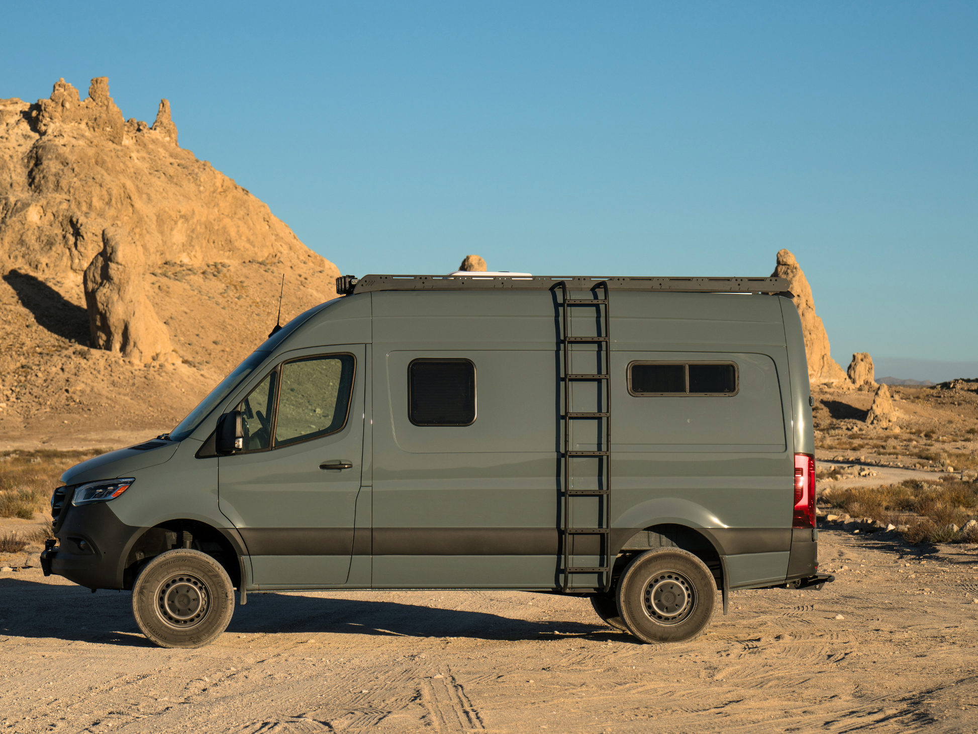 SPRINTER HIGH ROOF STRATA SIDE LADDER - 4 Wheel Overland