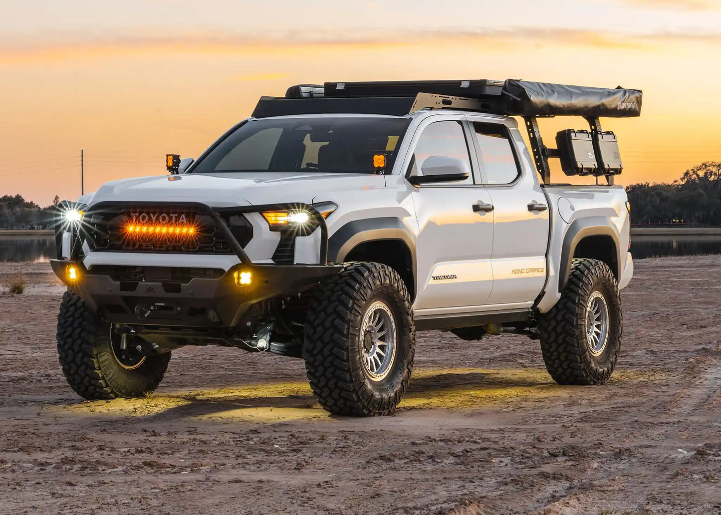 Hi-Lite Overland Toyota Tacoma Front Bumper 4th Gen (2024-2026) [Bull Bar] - 4 Wheel Overland