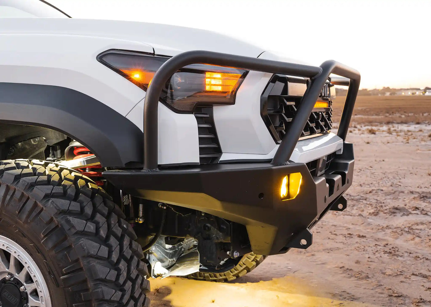 Hi-Lite Overland Toyota Tacoma Front Bumper 4th Gen (2024-2026) [Bull Bar] - 4 Wheel Overland