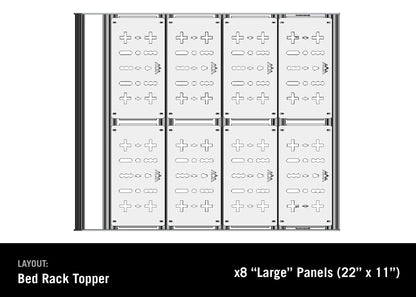 Jeep Gladiator Bed Rack - DRIFTR Topper (Add-on) - 4 Wheel Overland