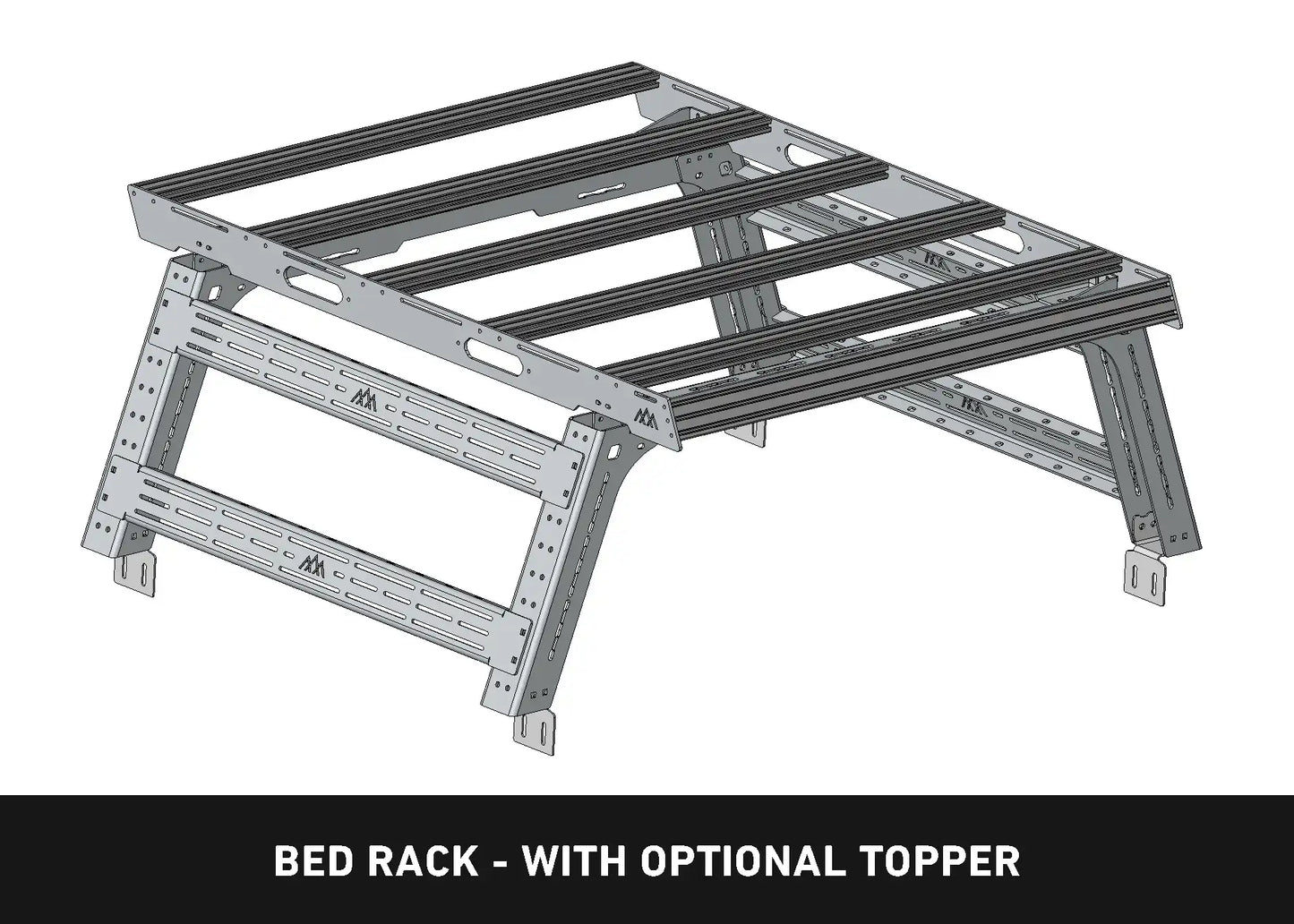 Jeep Gladiator Bed Rack - DRIFTR Topper (Add-on) - 4 Wheel Overland