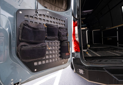 The Original Rear Door Modular MOLLE Storage Panel for Mercedes Sprinter (2019+)