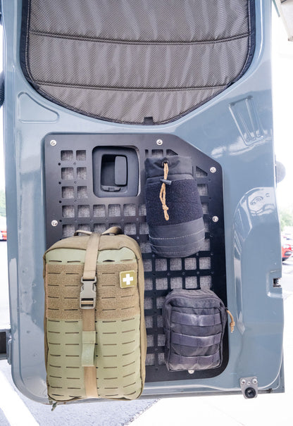 The Original Rear Door Modular MOLLE Storage Panel for Mercedes Sprinter (2019+)