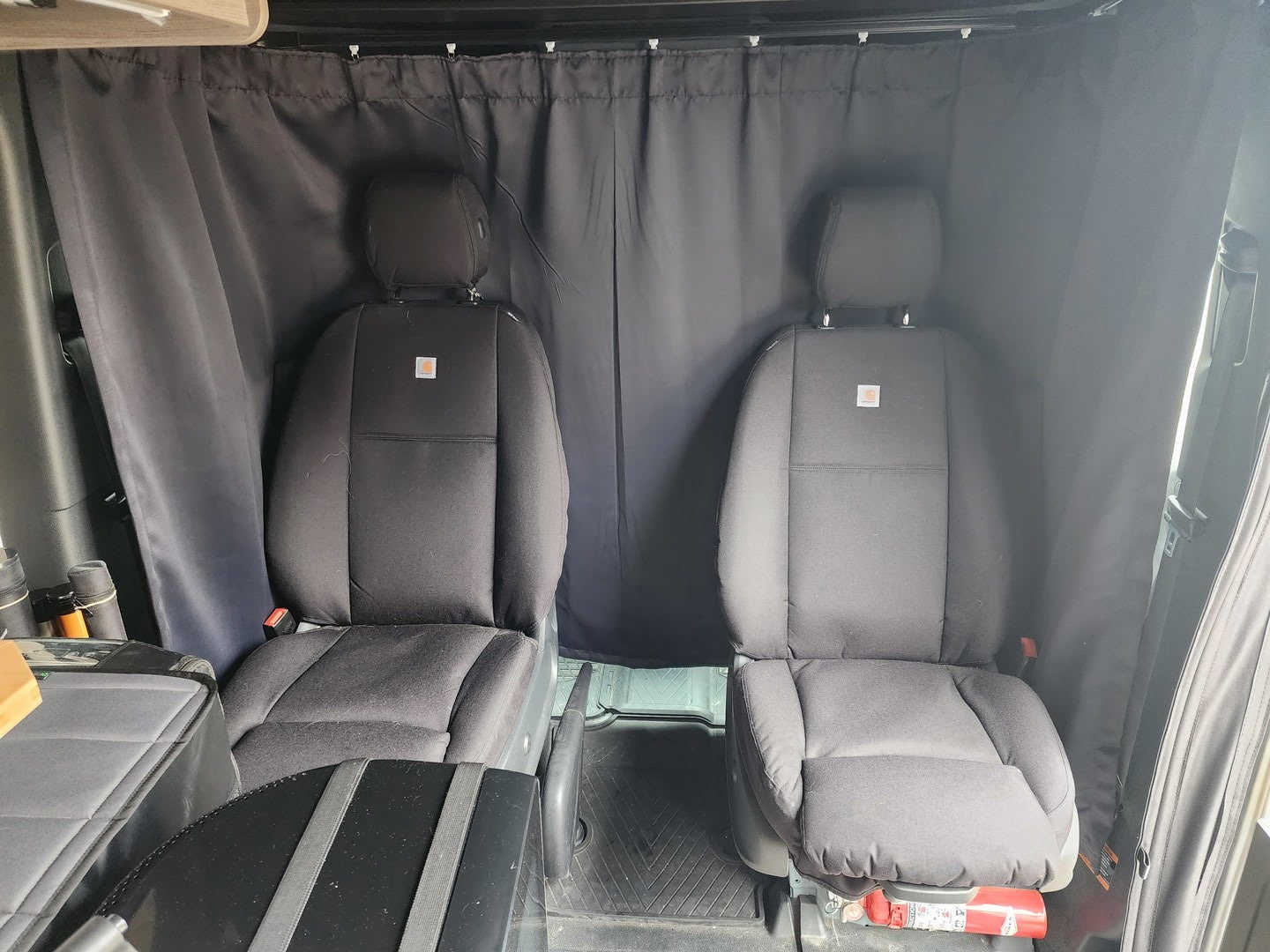 SPRINTER HEADLINER SHELF INCLUDES CURTAIN ROD AND LINER 2019+ - 4 Wheel Overland