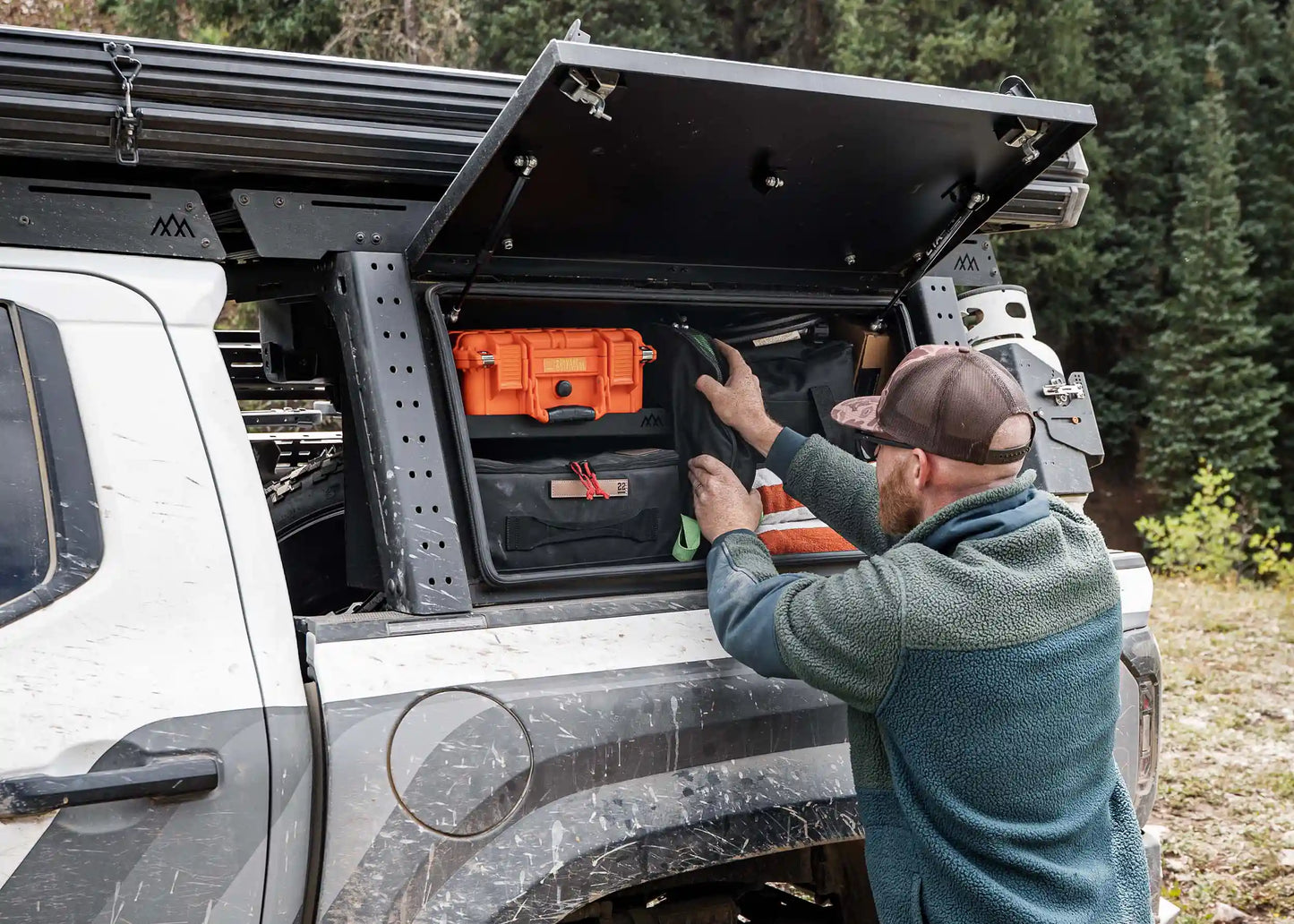Overland Bed Rack Storage Box - Toyota Tacoma - 4 Wheel Overland