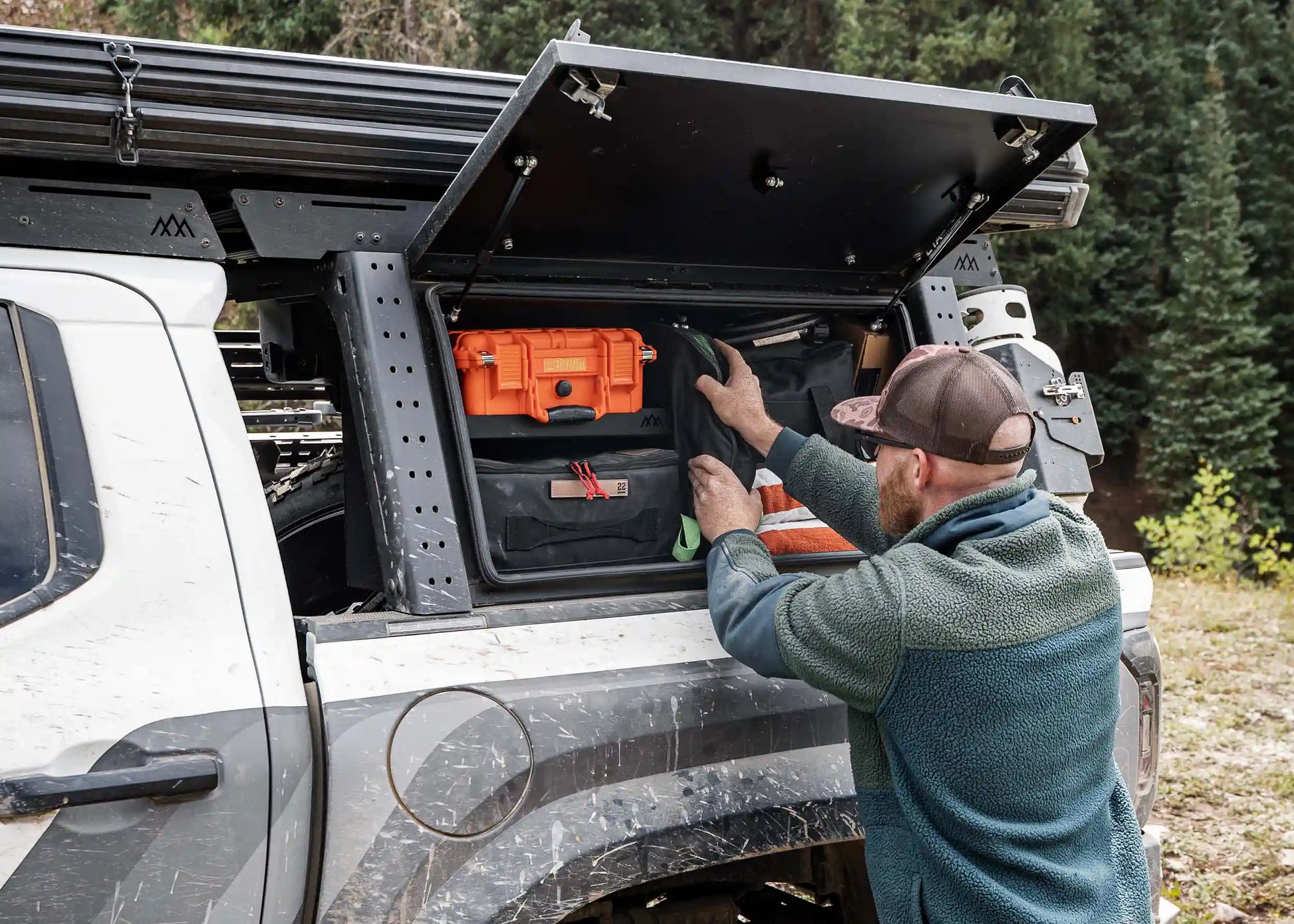 Overland Bed Rack Storage Box - Toyota Tacoma - 4 Wheel Overland