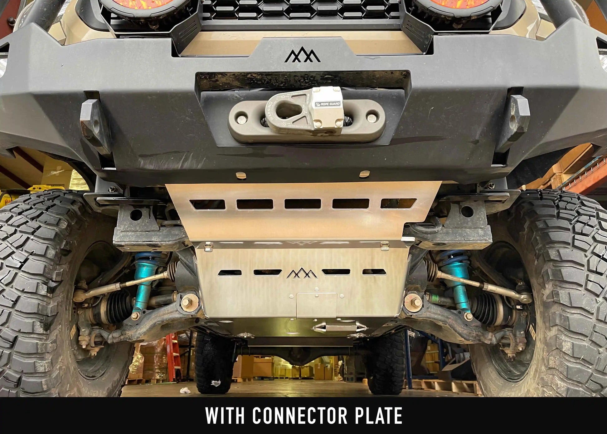 Toyota Tacoma (2005-2023) Aluminum Connector Skid Plate - 4 Wheel Overland