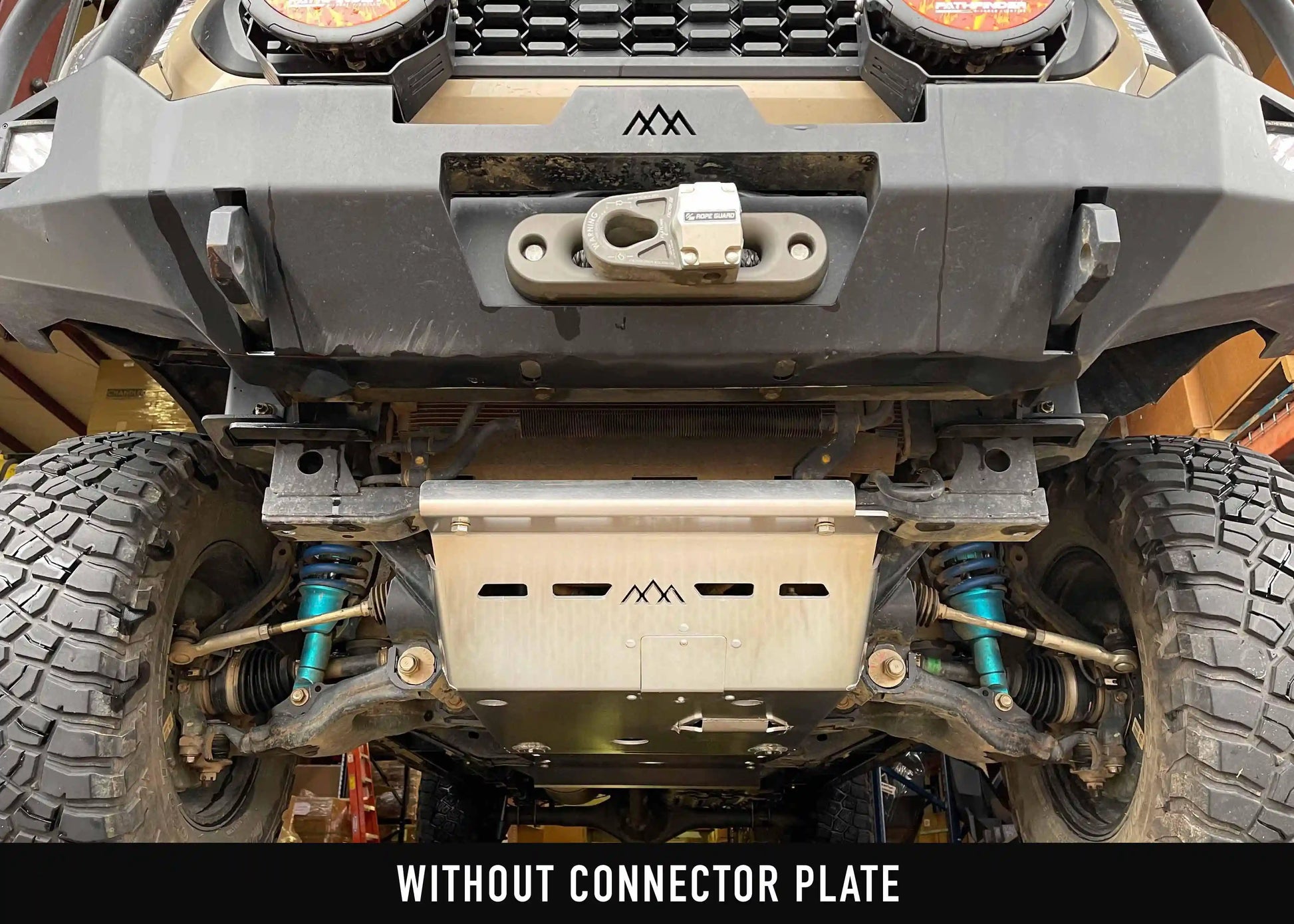 Toyota Tacoma (2005-2023) Aluminum Connector Skid Plate - 4 Wheel Overland