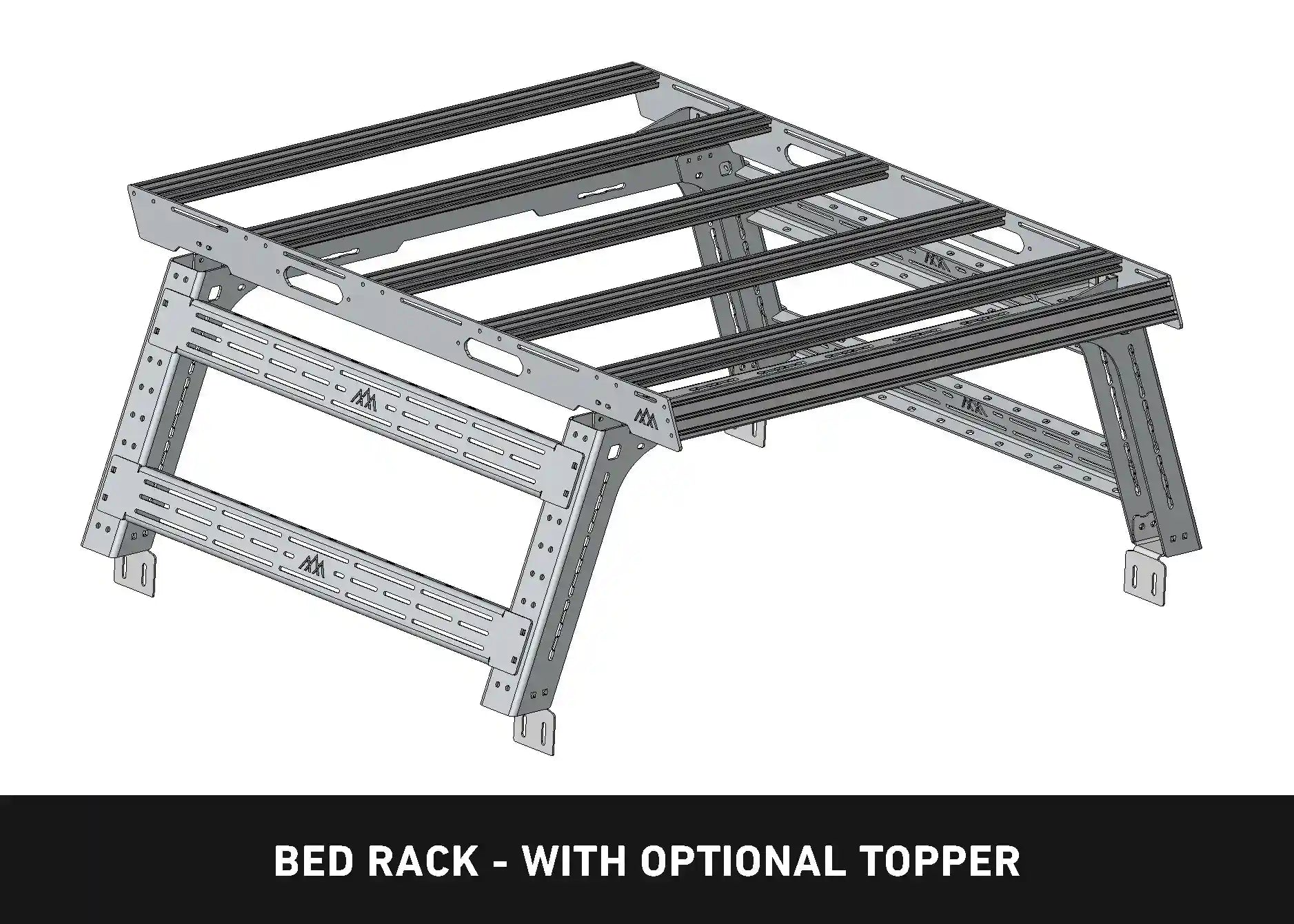 Toyota Tacoma Bed Rack - DRIFTR Topper (Add-on) - 4 Wheel Overland