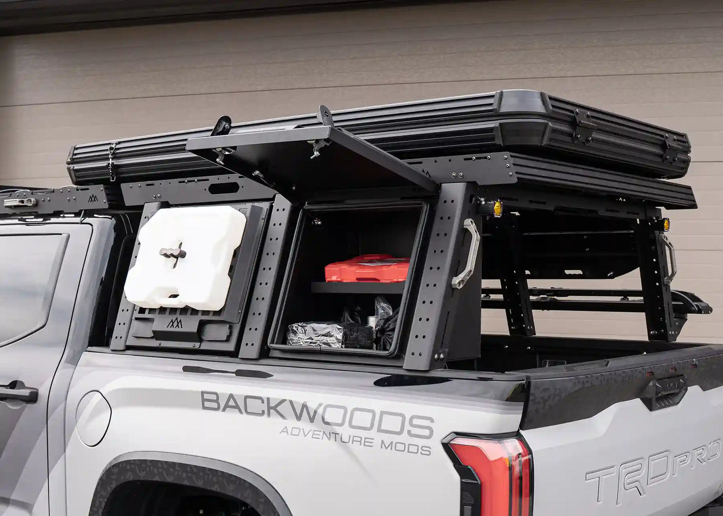 Overland Bed Rack Storage Box - Toyota Tundra - 4 Wheel Overland