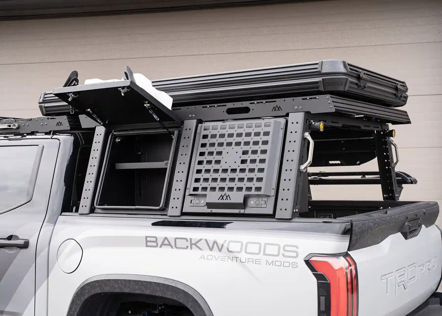 Overland Bed Rack Storage Box - Toyota Tundra - 4 Wheel Overland