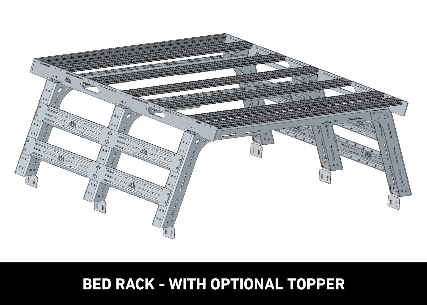 Toyota Tundra Bed Rack - Full Height - 4 Wheel Overland